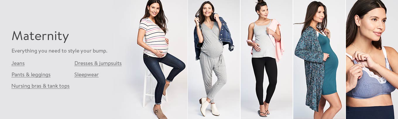 time and tru maternity jeggings