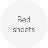 Bed sheets.
