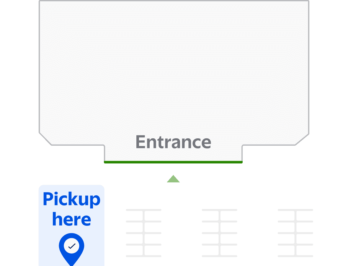 Store pickup location map