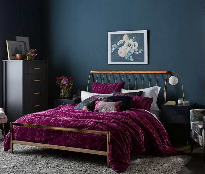 Create A Moody Glam Bedroom With Trendy Styles Create A Moody Glam Bedroom With Trendy Styles