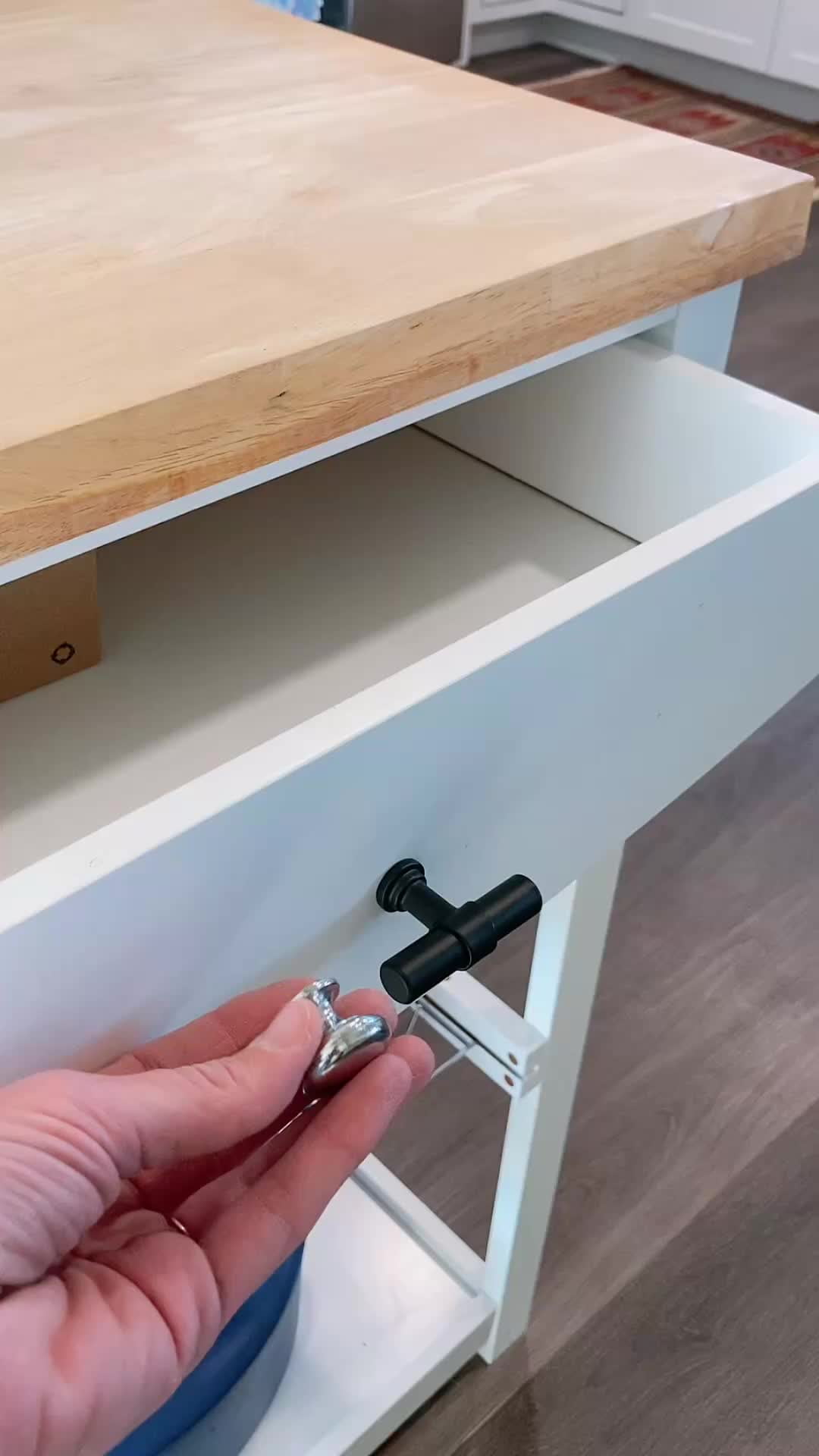 Easy kitchen hardware upgrade, Shop post,