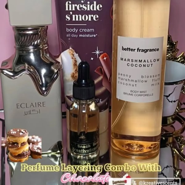 Photo from @kreativescents handle, with 2 products.