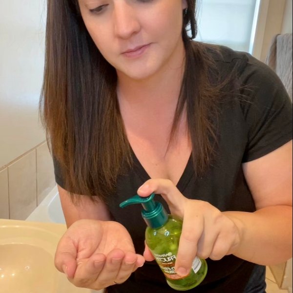 Photo from @savingswithpeggy  handle, with 2 products.