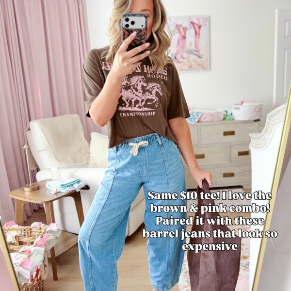 Photo from @ericawearsit handle, with 2 products.