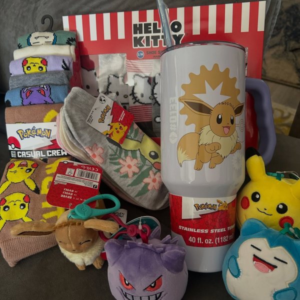 Photo from @pokemonbaby420 handle, with 3 products.