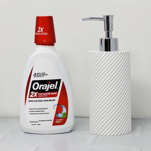 Photo from @orajelofficial handle, with 1 product.