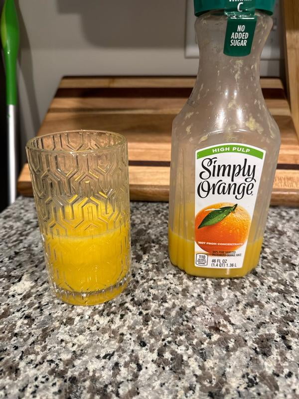 Simply Non-GMO, Pulp-Free, Fresh-Squeezed Orange Juice, 52 fl oz
