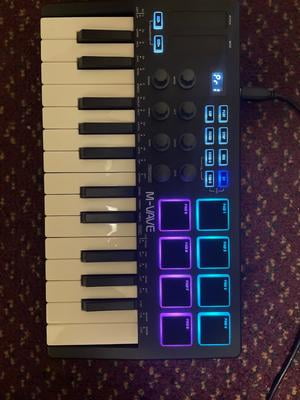 M-Vave, USB MIDI Keyboard Controller, 25 Keys, Black - Walmart.com