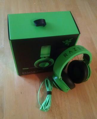 Razer Kraken Pro V2 Analog Gaming Headset for PC/Xbox One/PS4 Green Oval  695976844255