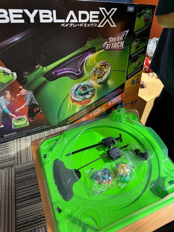 Beyblade X Sneak Attack Battle Set with Beystadium, 2 Tops, 2