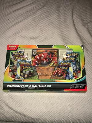 Pokemon Card Torterra Pokmon TCG  Incineroar Ex & Torterra Ex Special  Collection Box  Factory Sealed  English