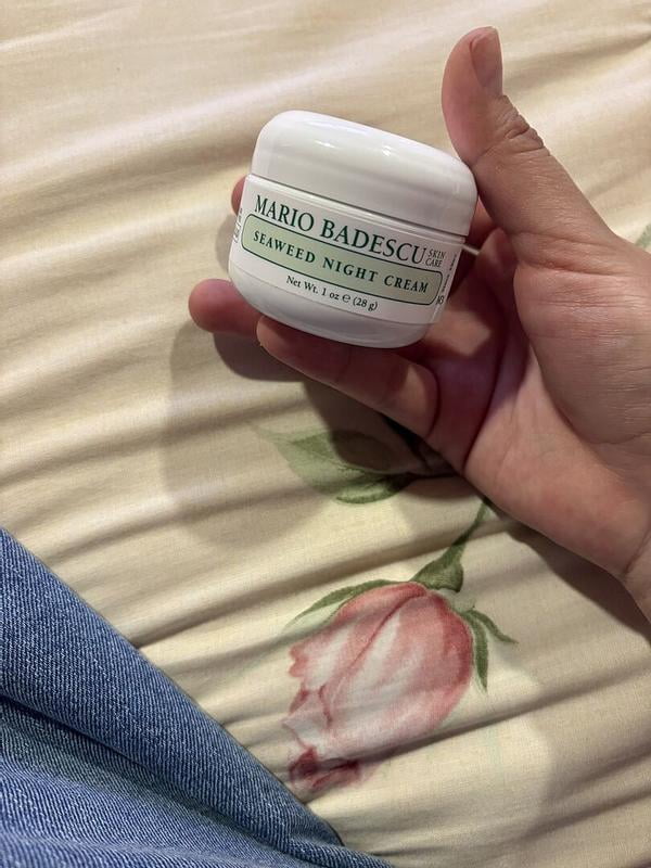 Mario Badescu Seaweed Night Cream, Hydrating, Firming, 1.7 oz