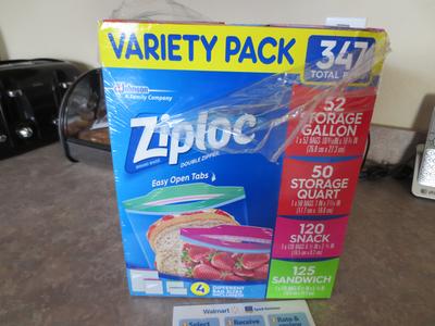 double zipper bags variety pack