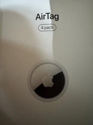 Apple AirTag (1st Generation) – 4 Pack Item Trackers with Apple