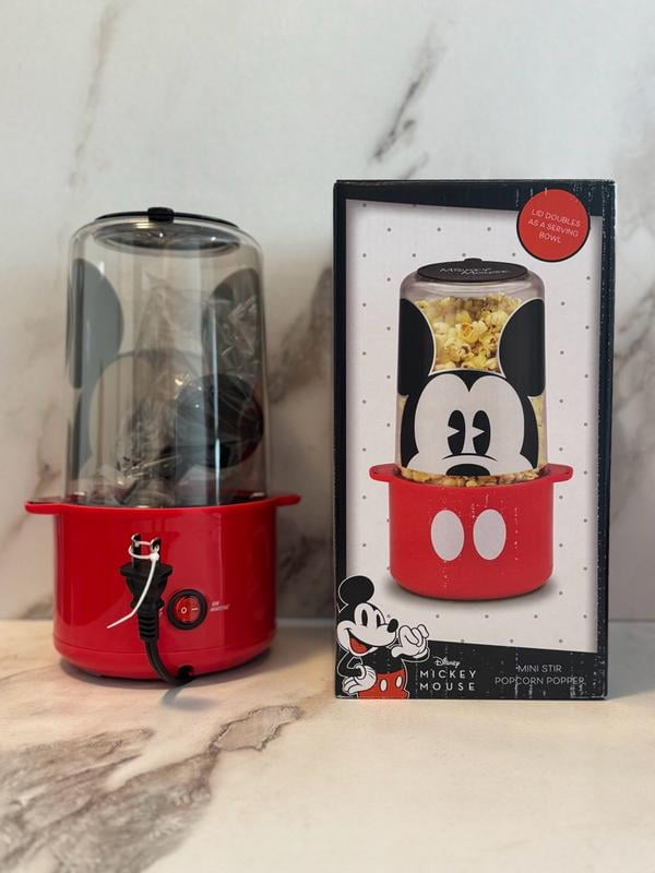 Disney Mickey Mouse Electric Popcorn Maker, Home Stir Popper
