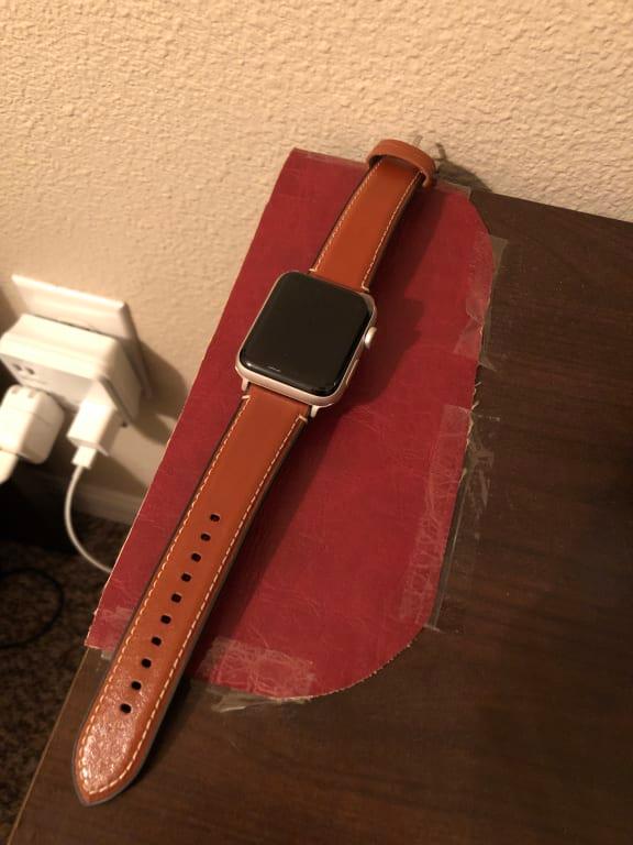 i-Blason - Strap for smart watch - up to 203 mm - brown - for Apple Watch  (42 mm, 44 mm) 