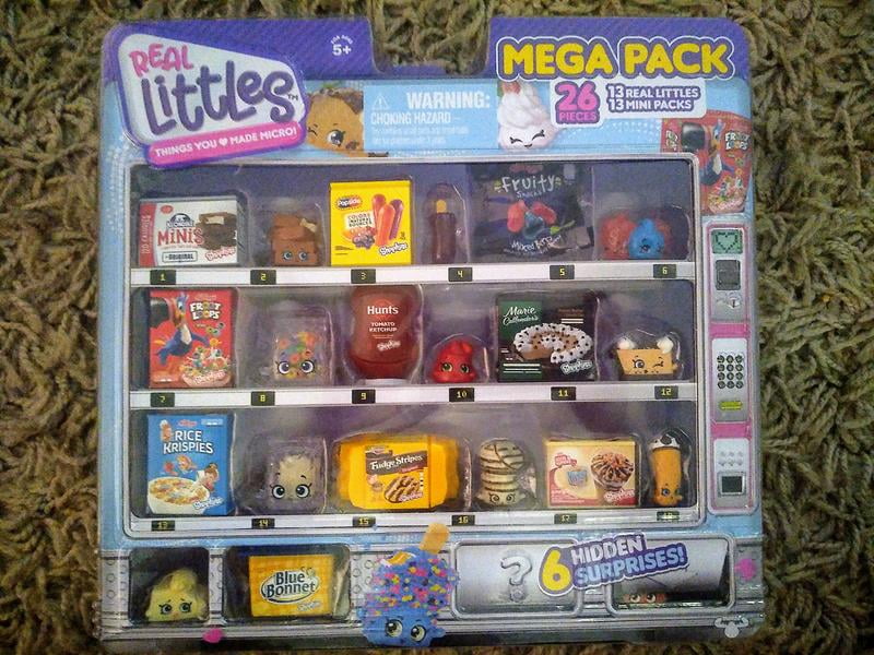 Real Littles Micro Mart Mega 26 Pack Shopkins Cute Miniatures NEW SEALED!