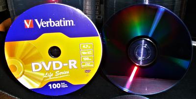 Verbatim DVD-R 4.7 Go / 120 min 16x, 100 piÃ¨ces en cloche