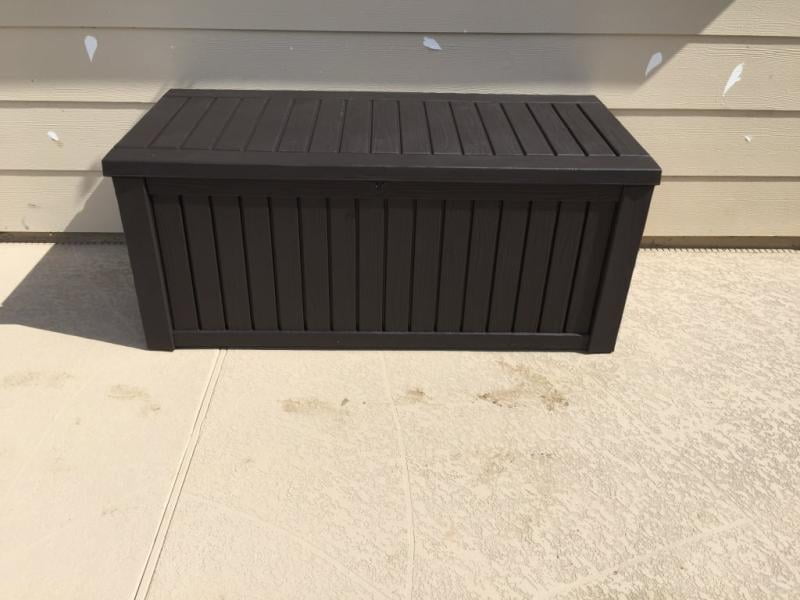 Deck Boxes Outdoor Storage Patio, Lawn & Garden 570 L White Outdoor