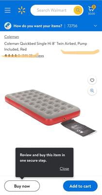 Coleman Quickbed Single Hi 8