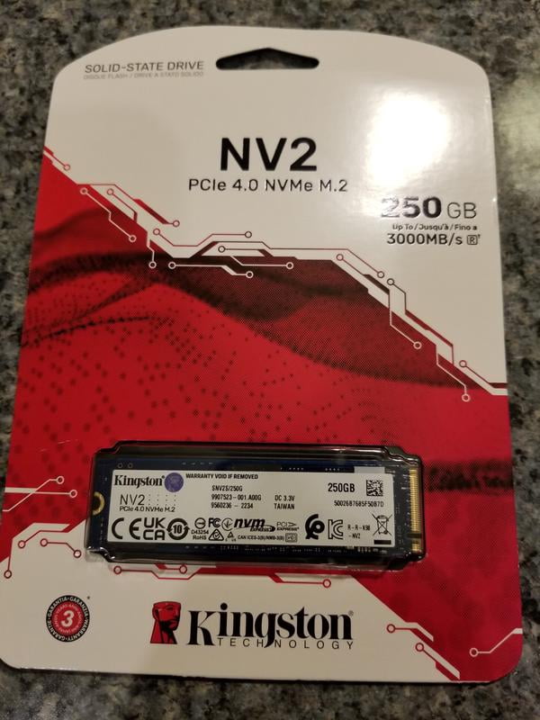 Kingston NV2 1TB M.2 2280 NVMe Internal SSD | PCIe 4.0 Gen 4x4
