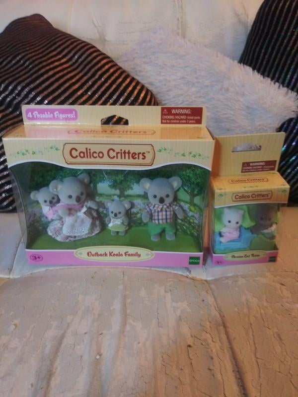 Calico Critters, Toys, Calico Critters Sylvanian Family Koala Bear Vtg  Toys Mom Baby Dad 4pcs