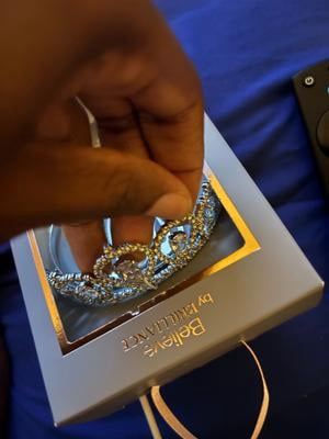 Believe by Brilliance Silver-Plated Mini Tiara with Cubic Zirconia