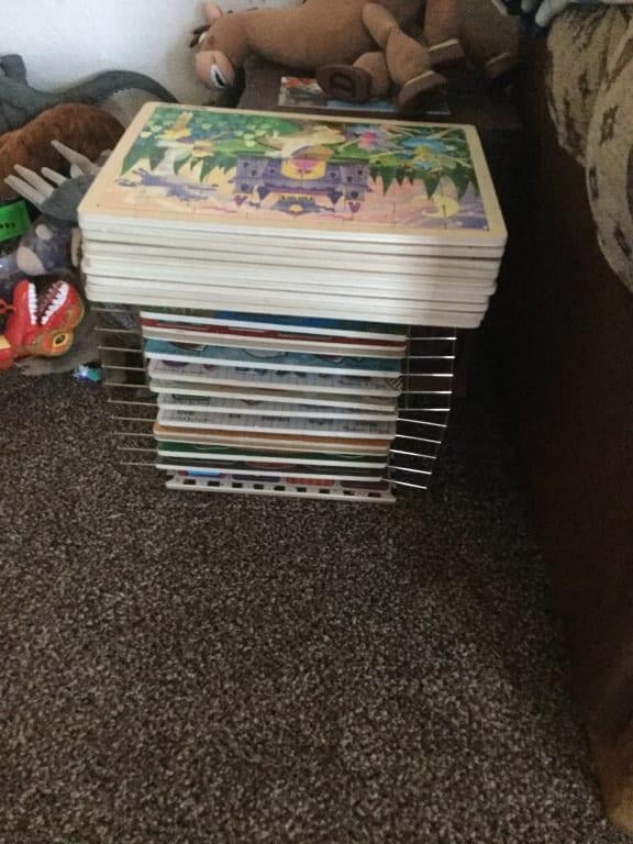 deluxe wire puzzle rack