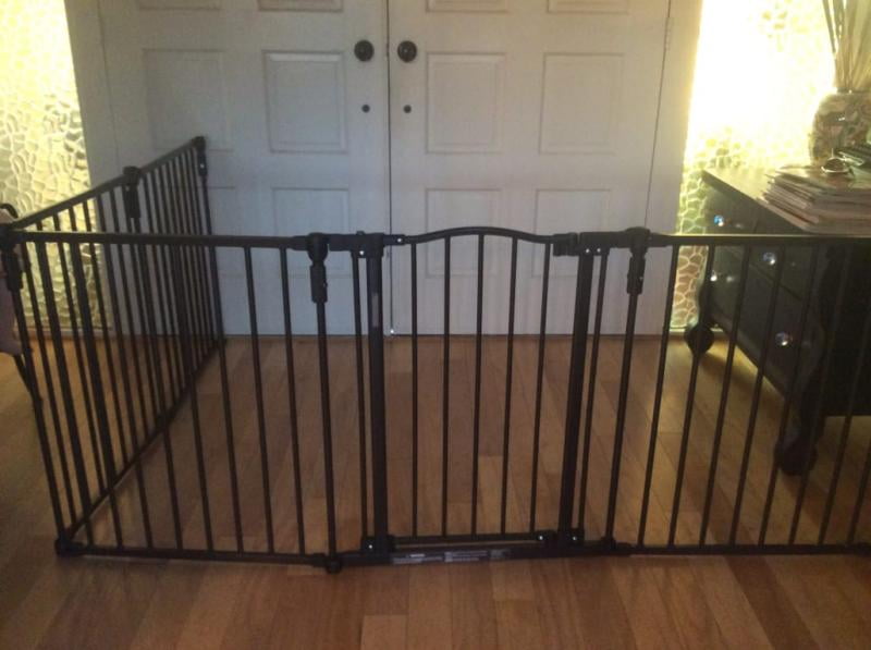 North States 3 In 1 Arched Decor Metal Superyard Six Panel Bronze