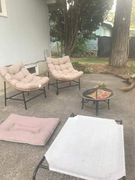 Manor Park Outdoor Patio Papasan Chairs Set Of 2 Patio Ideas