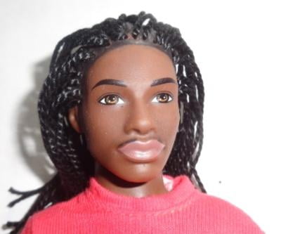black ken doll with dreads