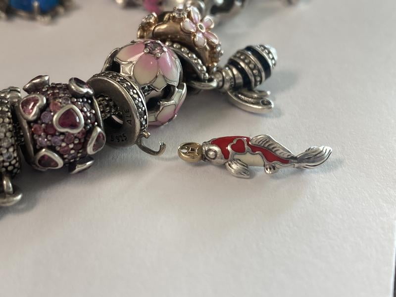 PANDORA Good Fortune Carp Dangle Charm - Walmart.com