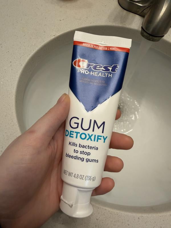 Crest Detoxify Deep Clean Toothpaste for Healthier Gums, .85 oz