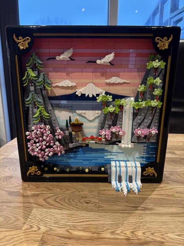 LEGO, Art Japanese Cherry Blossom Landscape Set, 31218, Wall Decor