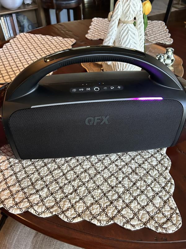 Customer reviews for QFX BT-ZX10 Rugged Bluetooth Stereo Boombox