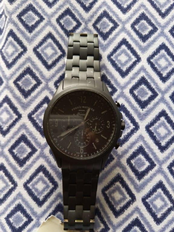 FOSSIL FS5697 ステンレス ブラック - www 