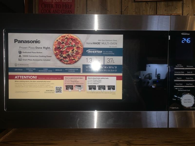 Open Box) Panasonic NN-CDXXNSC 1.3 cu. ft. 4-in-1 Countertop
