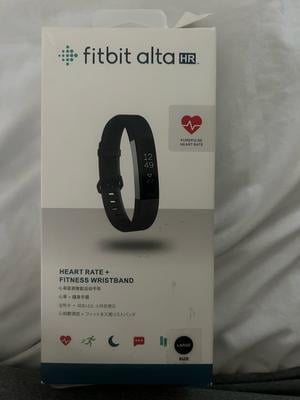 Fitbit Alta HR Heart Rate & Step Band - Large Blue/Gray - Walmart.com