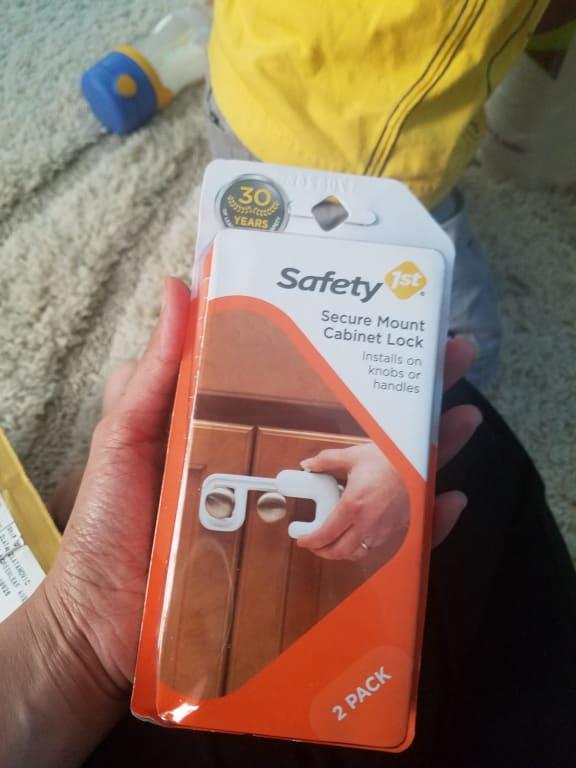 Safety 1ˢᵗ Secure Mount Home Safety Cabinet Lock - 2 Pack