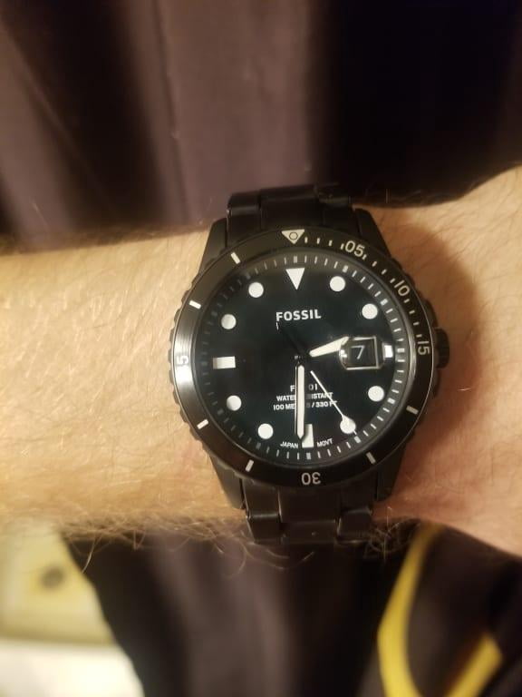Fossil Men's FB-01 Three-Hand Date 