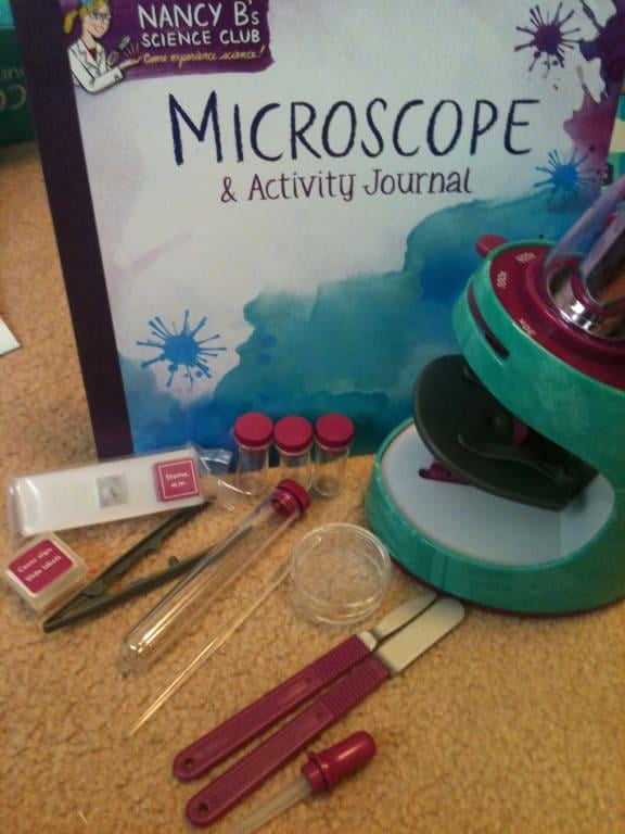 Nancy b's science club microscope & activity journal