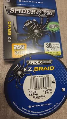 Free Shipping! SpiderWire EZ Braid Fishing Line Moss Green 20 lb