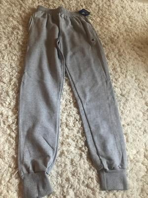 Champion Lehigh University Charcoal Powerblend Closed Bottom Sweatpants, Charcoal, 50% COTTON/ 50% POLYESTER, Size XL, Rally House