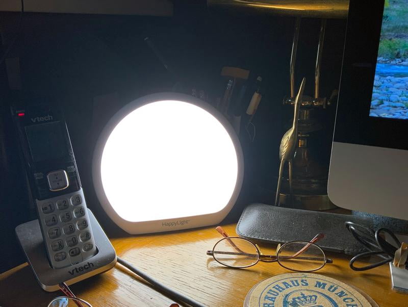 Verilux HappyLight Alba 10,000 Lux LED Therapy Lamp, UV-Free