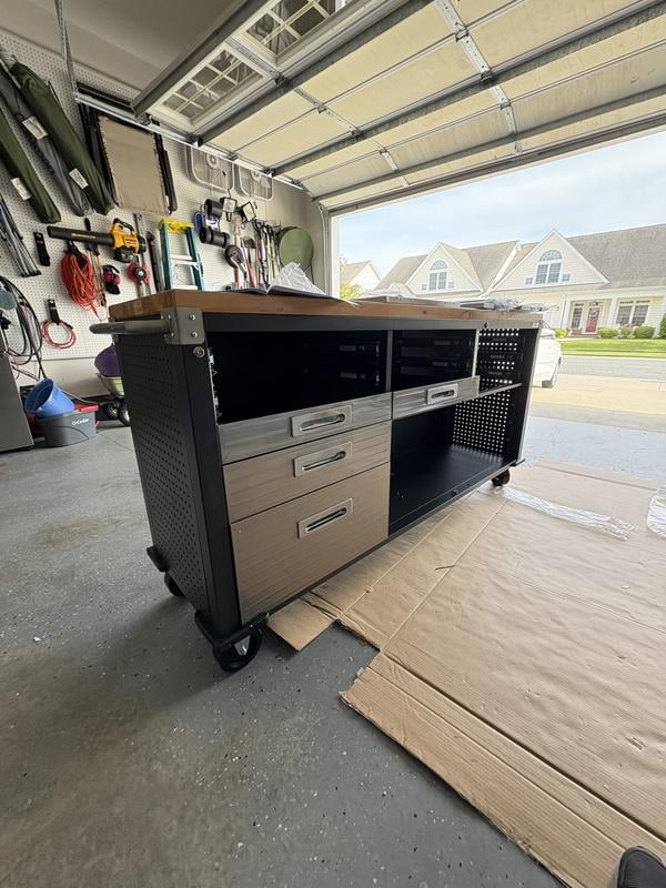 Seville Classics UltraHD 11 Drawer Rolling Workbench, 77