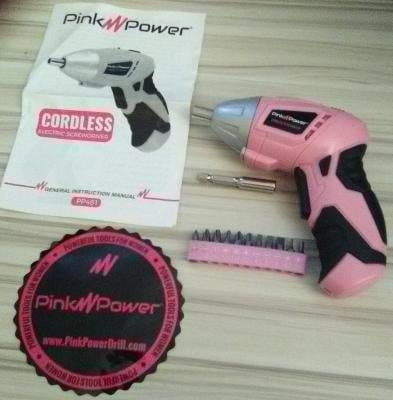 Pink Power 3.6V Cordless Electric 
