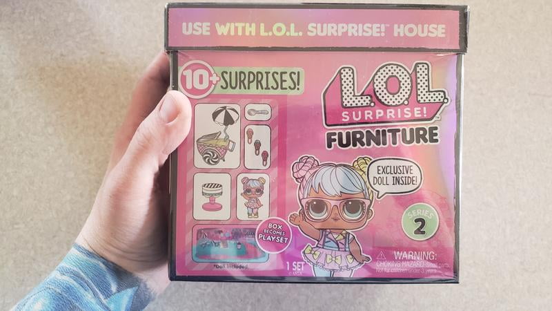 L.O.L Surprised Furniture Doll House Box,Ice Cream Truck & Bon Bon