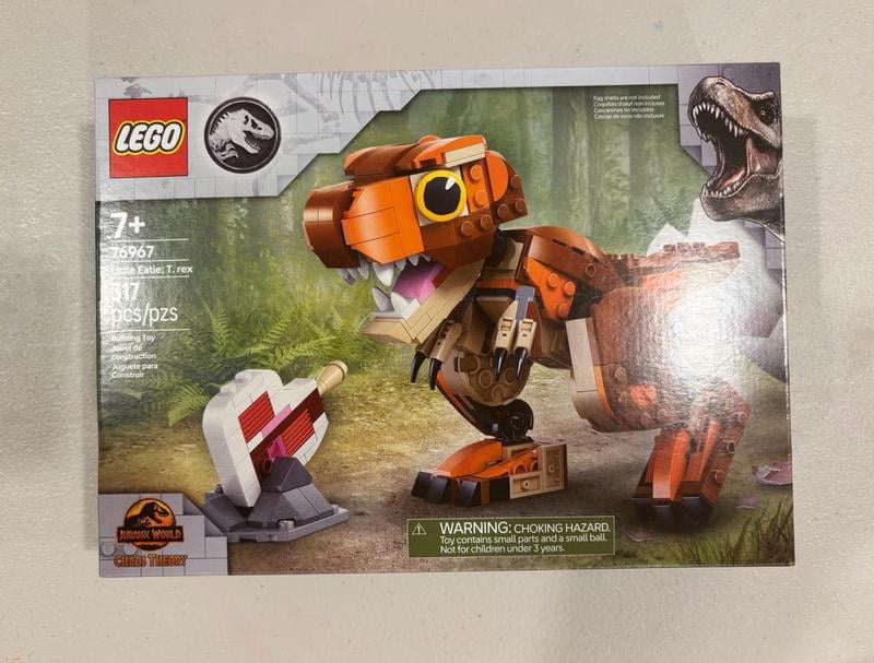 LEGO Jurassic World Little Eatie T. rex Toy, Ages 7+, Dinosaur