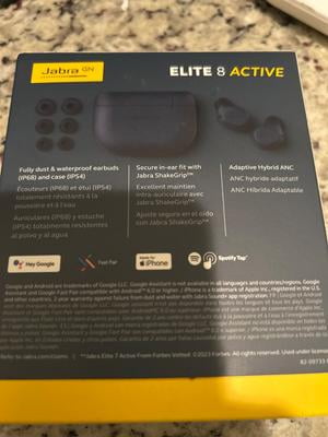 Jabra Elite 8 Active Bluetooth Earbuds, Adaptive Noise Cancelling