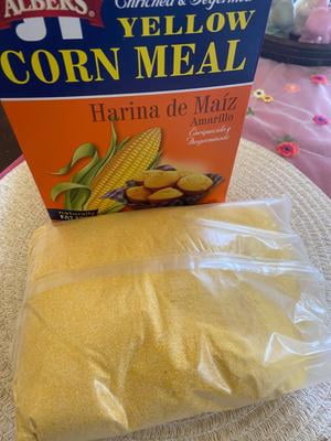 Albers Fine Grain Yellow Corn Meal for Mush, Naturally Fat Free